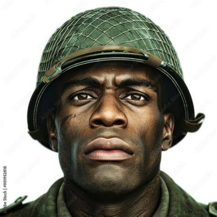 A black US soldier