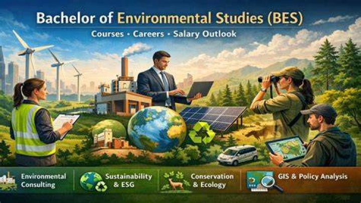 A group of environmental studies students