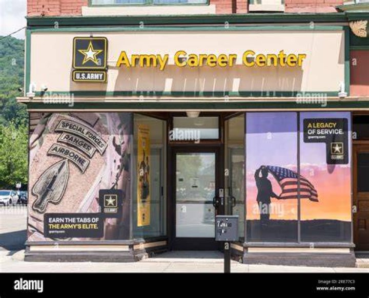 A U.S Army recruitment center in New Jersey
