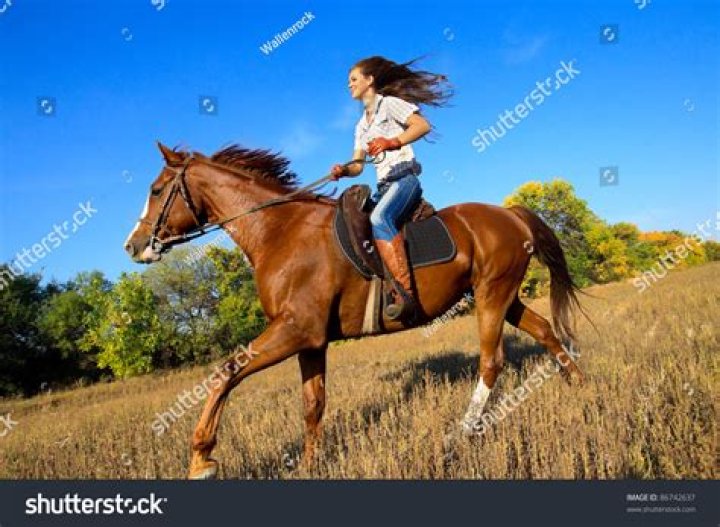 girl horseback riding