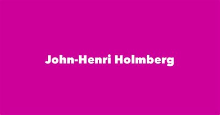 John-Henri Holmberg
