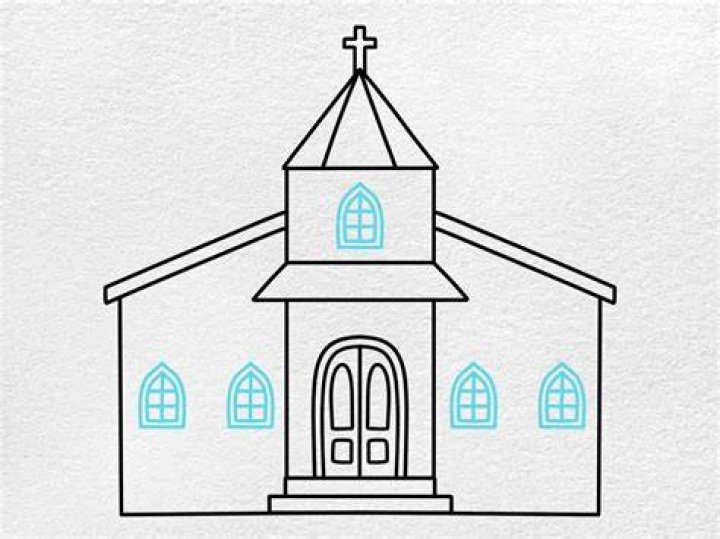 (l-r) Church drawing (The New York Times); rendering of new building (Chetrit Group)