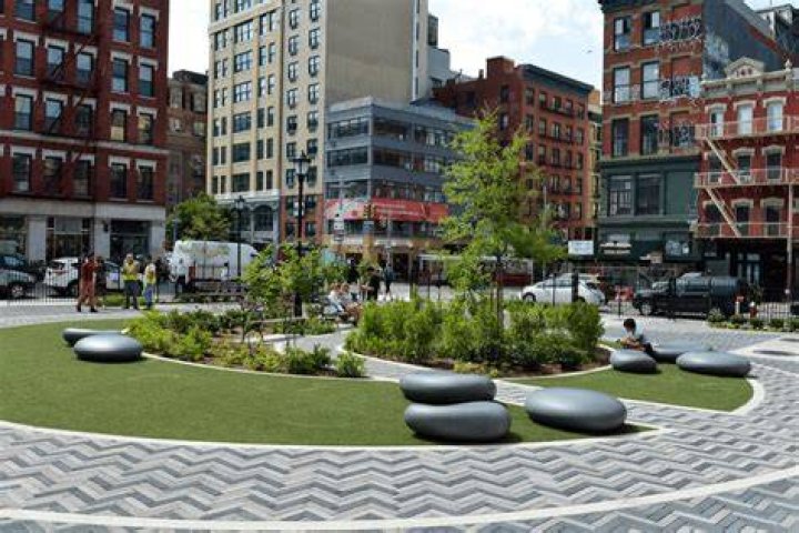 NYC public plaza