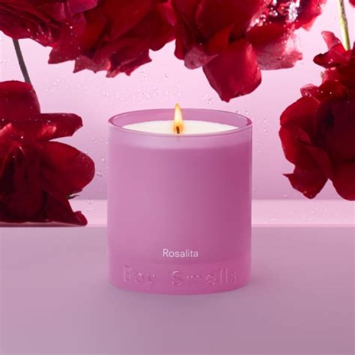 rosalita boy smells candle