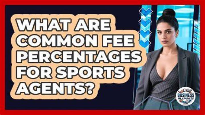 Sports agents make percentages from the total earnings they bring to their clients
