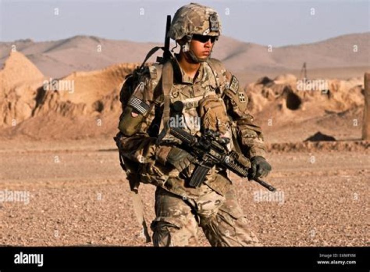 US soldiers in action